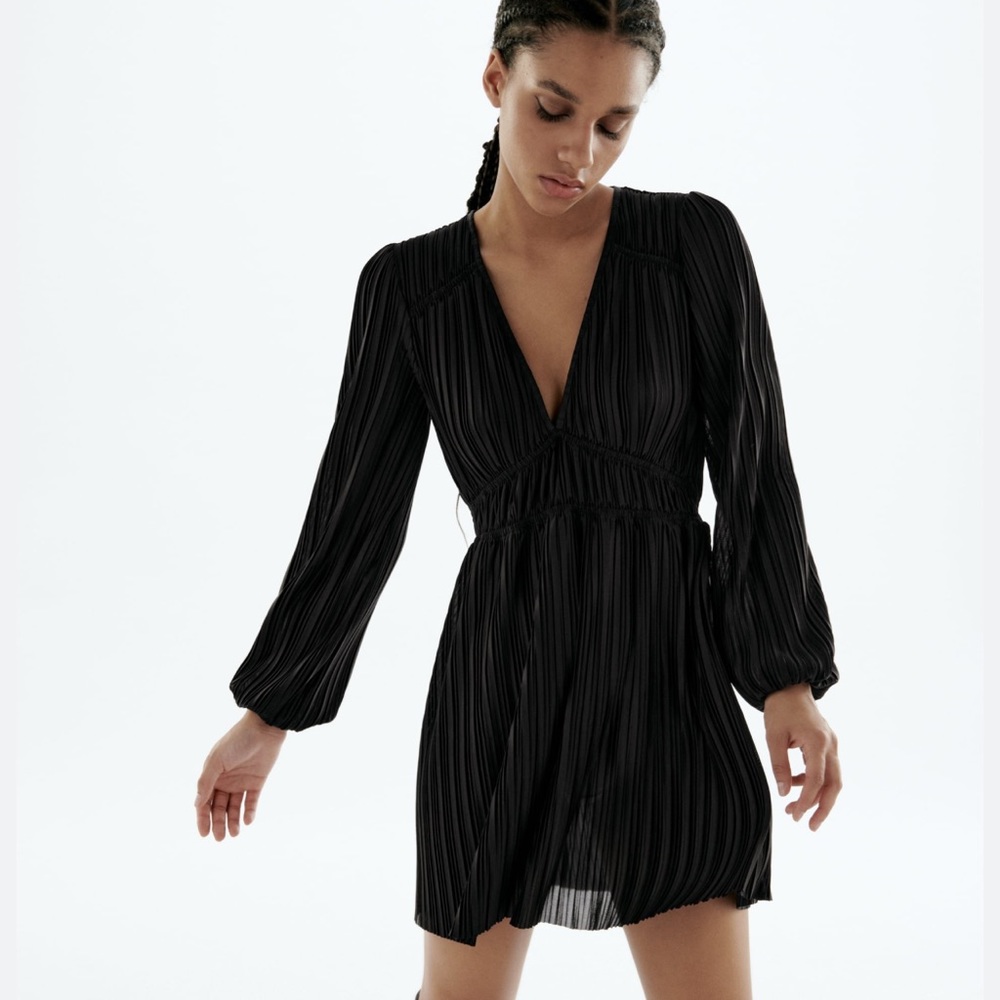 ZARA Pleated Dress (3 colors!)